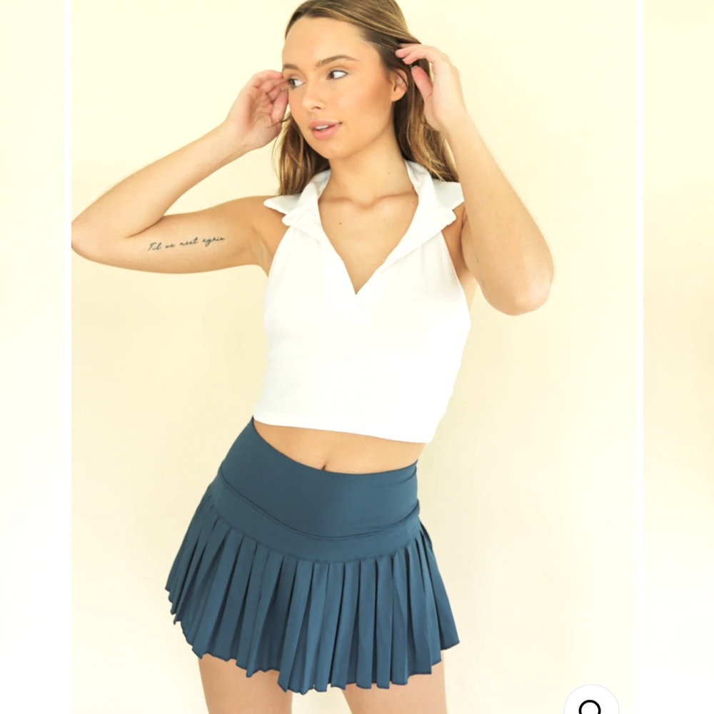 Goldhinge Teal Tennis Skirt Worn Once